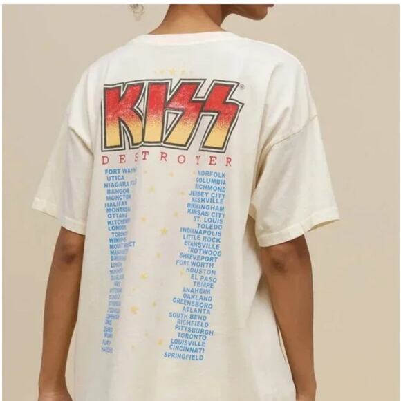 Womens DayDreamer Kiss Destroyer Tour Tee Shirt Size 2X - Picture 7 of 8